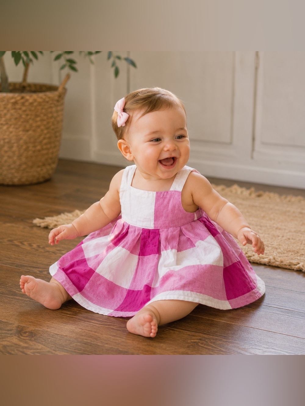 Burberry Dress 3/6 months strapless pink Burberry